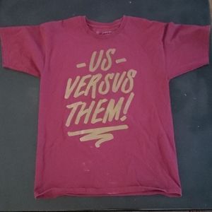Us versus them graphic tee